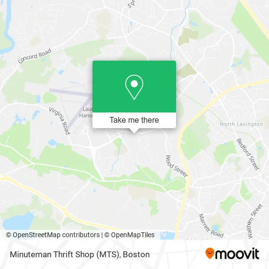 Minuteman Thrift Shop (MTS) map