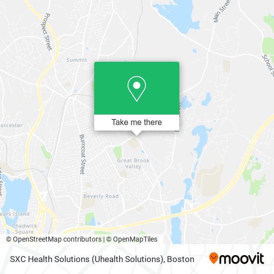 Mapa de SXC Health Solutions (Uhealth Solutions)