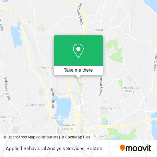 Applied Behavioral Analysis Services map