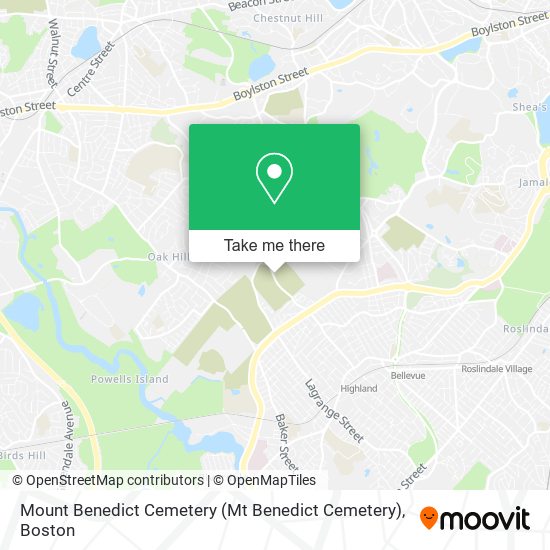 Mount Benedict Cemetery (Mt Benedict Cemetery) map