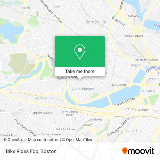 Bike Rides Fop map