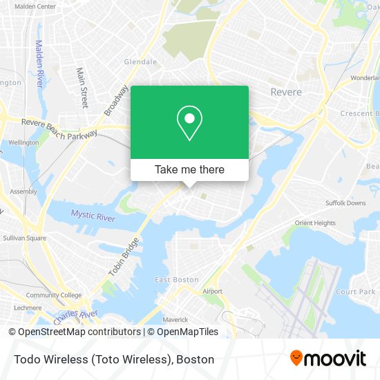 Mapa de Todo Wireless (Toto Wireless)