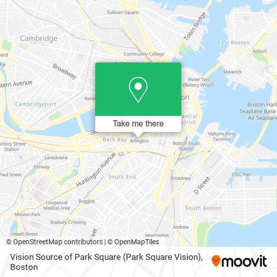 Vision Source of Park Square (Park Square Vision) map