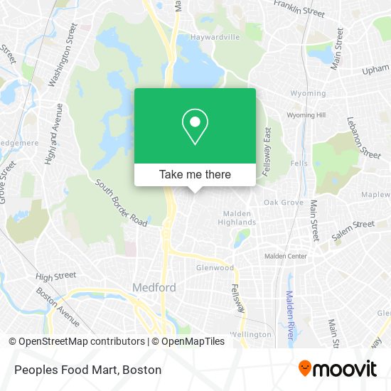 Mapa de Peoples Food Mart