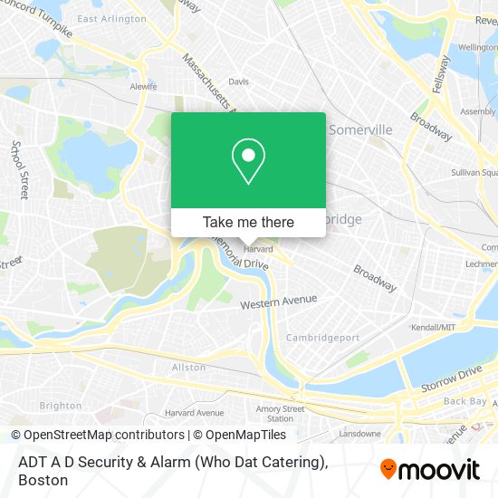 ADT A D Security & Alarm (Who Dat Catering) map