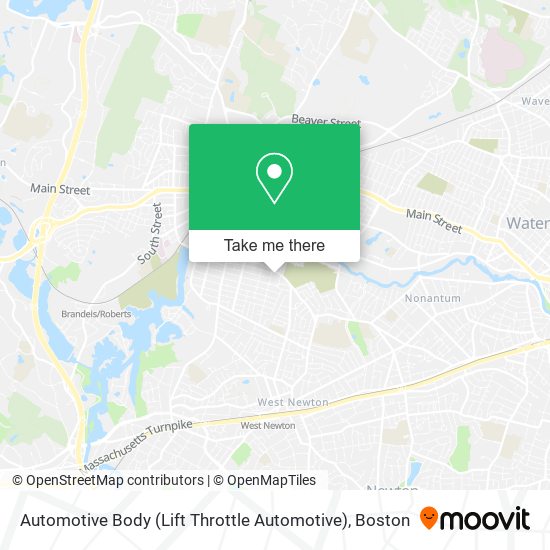 Automotive Body (Lift Throttle Automotive) map