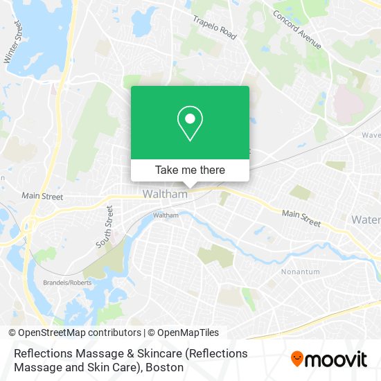 Reflections Massage & Skincare (Reflections Massage and Skin Care) map