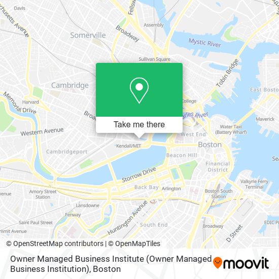 Owner Managed Business Institute map