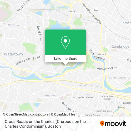 Mapa de Cross Roads on the Charles (Crsroads on the Charles Condominium)