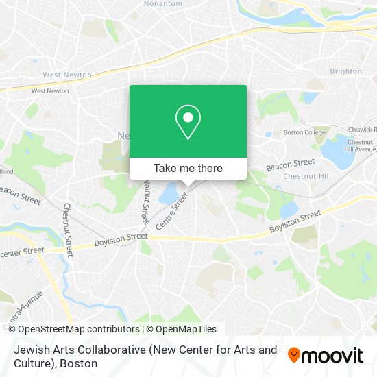 Mapa de Jewish Arts Collaborative (New Center for Arts and Culture)