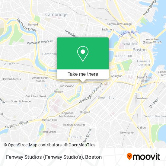 Fenway Studios (Fenway Studio's) map