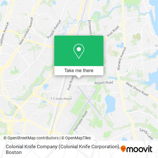 Colonial Knife Company (Colonial Knife Corporation) map