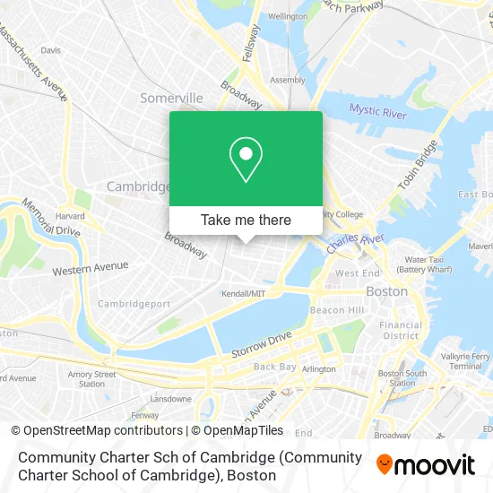 Community Charter Sch of Cambridge map