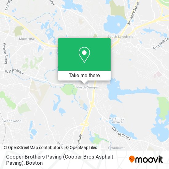 Mapa de Cooper Brothers Paving (Cooper Bros Asphalt Paving)
