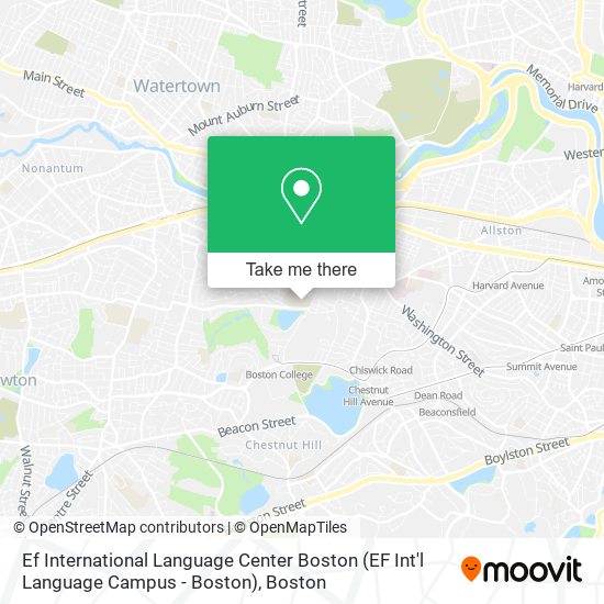 Ef International Language Center Boston (EF Int'l Language Campus - Boston) map