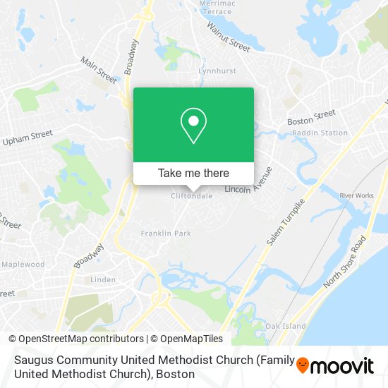 Mapa de Saugus Community United Methodist Church (Family United Methodist Church)