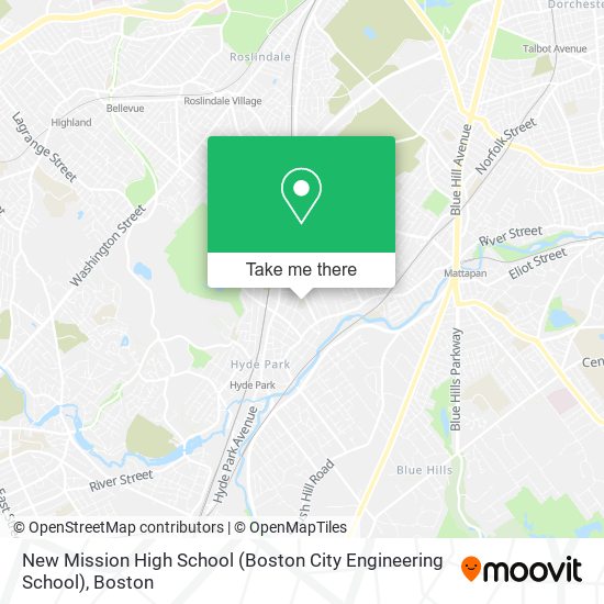 New Mission High School (Boston City Engineering School) map