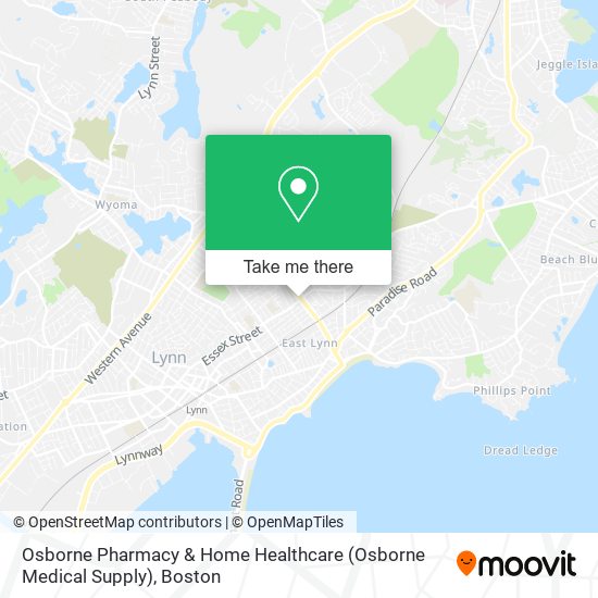 Mapa de Osborne Pharmacy & Home Healthcare (Osborne Medical Supply)