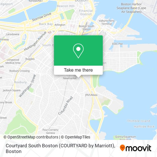 Mapa de Courtyard South Boston (COURTYARD by Marriott)