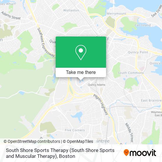 Mapa de South Shore Sports Therapy (South Shore Sports and Muscular Therapy)