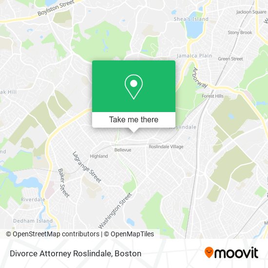 Mapa de Divorce Attorney Roslindale