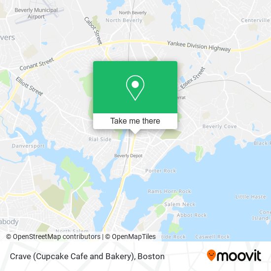 Crave (Cupcake Cafe and Bakery) map