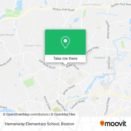 Hemenway Elementary School map