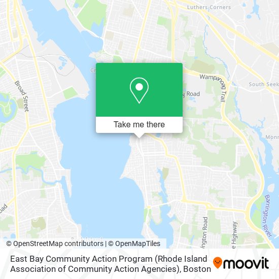 East Bay Community Action Program (Rhode Island Association of Community Action Agencies) map