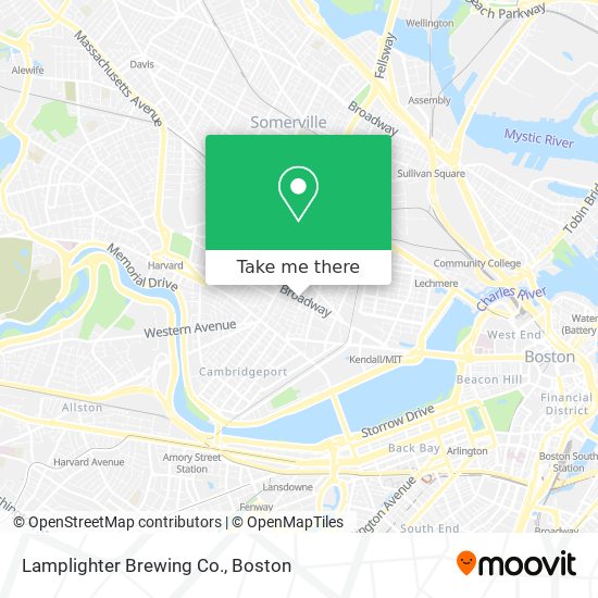 Lamplighter Brewing Co. map