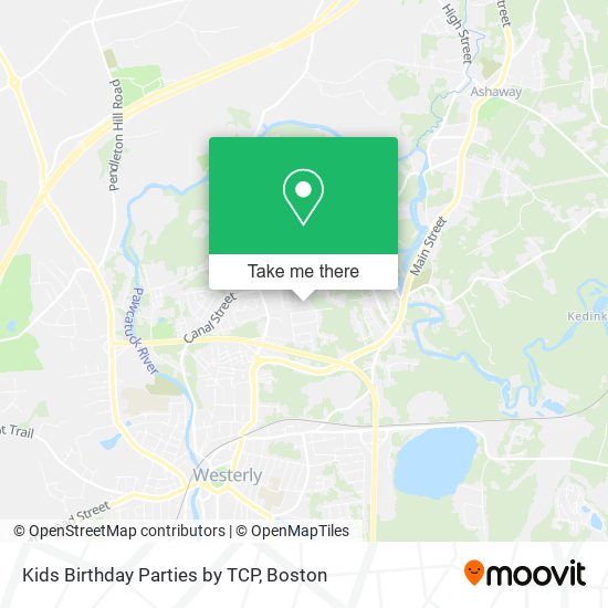 Kids Birthday Parties by TCP map