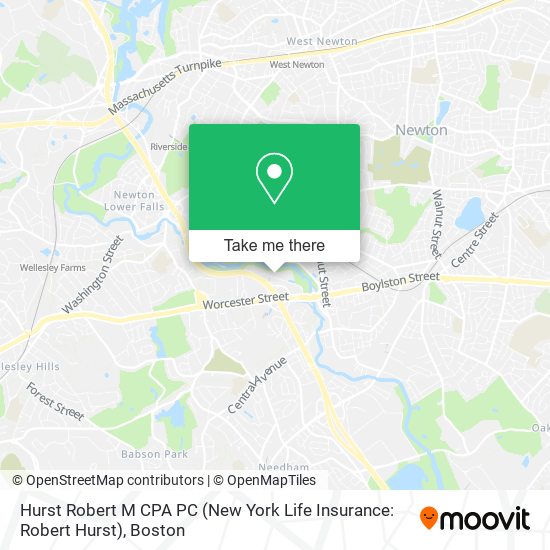 Hurst Robert M CPA PC (New York Life Insurance: Robert Hurst) map