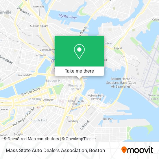 Mass State Auto Dealers Association map
