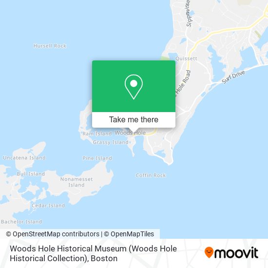 Woods Hole Historical Museum map