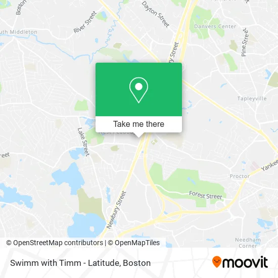 Swimm with Timm - Latitude map