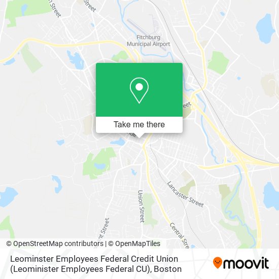 Leominster Employees Federal Credit Union (Leominister Employees Federal CU) map