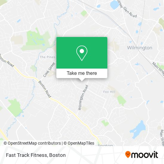 Fast Track Fitness map