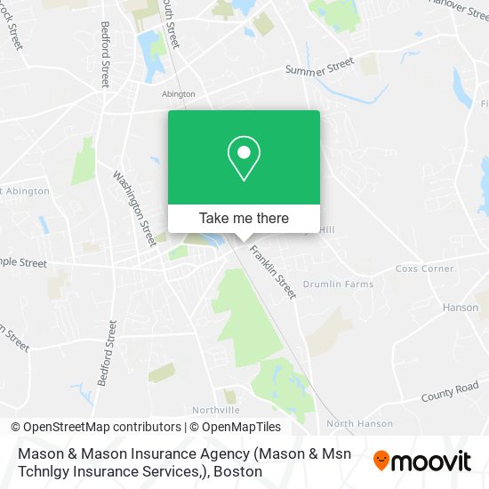 Mapa de Mason & Mason Insurance Agency (Mason & Msn Tchnlgy Insurance Services,)