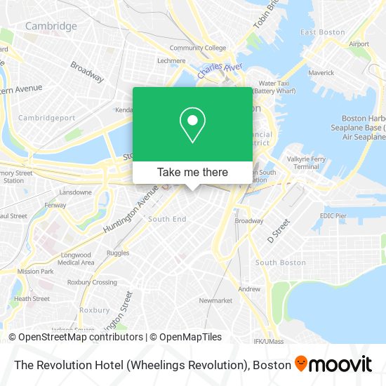 The Revolution Hotel (Wheelings Revolution) map