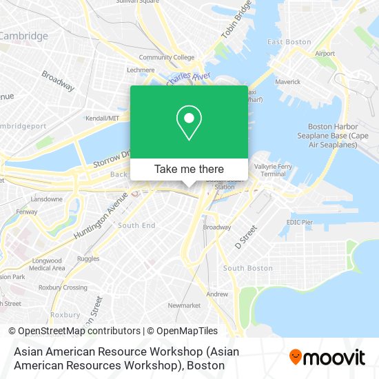 Asian American Resource Workshop map