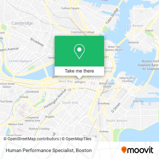 Human Performance Specialist map
