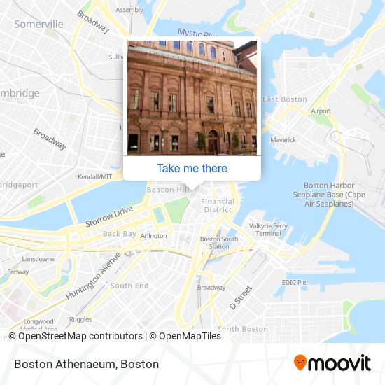 Boston Athenaeum map