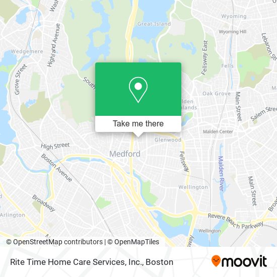 Rite Time Home Care Services, Inc. map