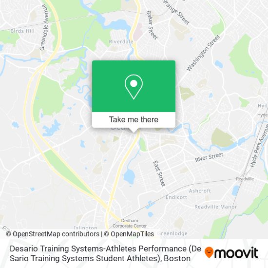 Desario Training Systems-Athletes Performance (De Sario Training Systems Student Athletes) map