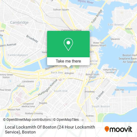 Mapa de Local Locksmith Of Boston (24 Hour Locksmith Service)