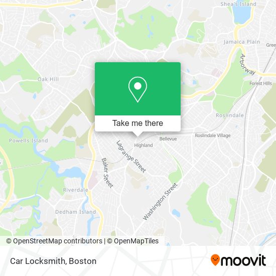 Car Locksmith map