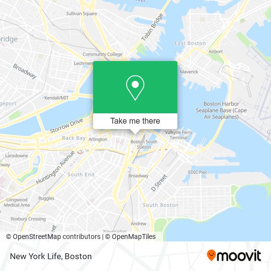 Mapa de New York Life