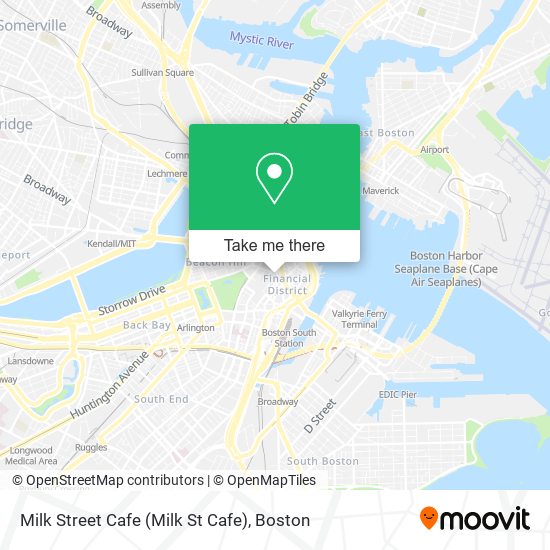 Mapa de Milk Street Cafe (Milk St Cafe)