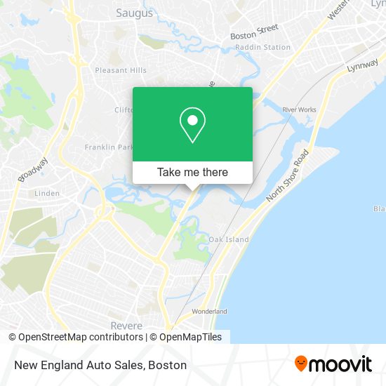 Mapa de New England Auto Sales