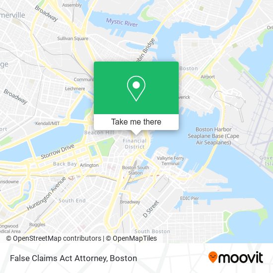 False Claims Act Attorney map