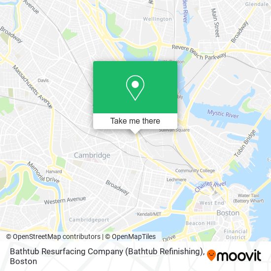 Mapa de Bathtub Resurfacing Company (Bathtub Refinishing)